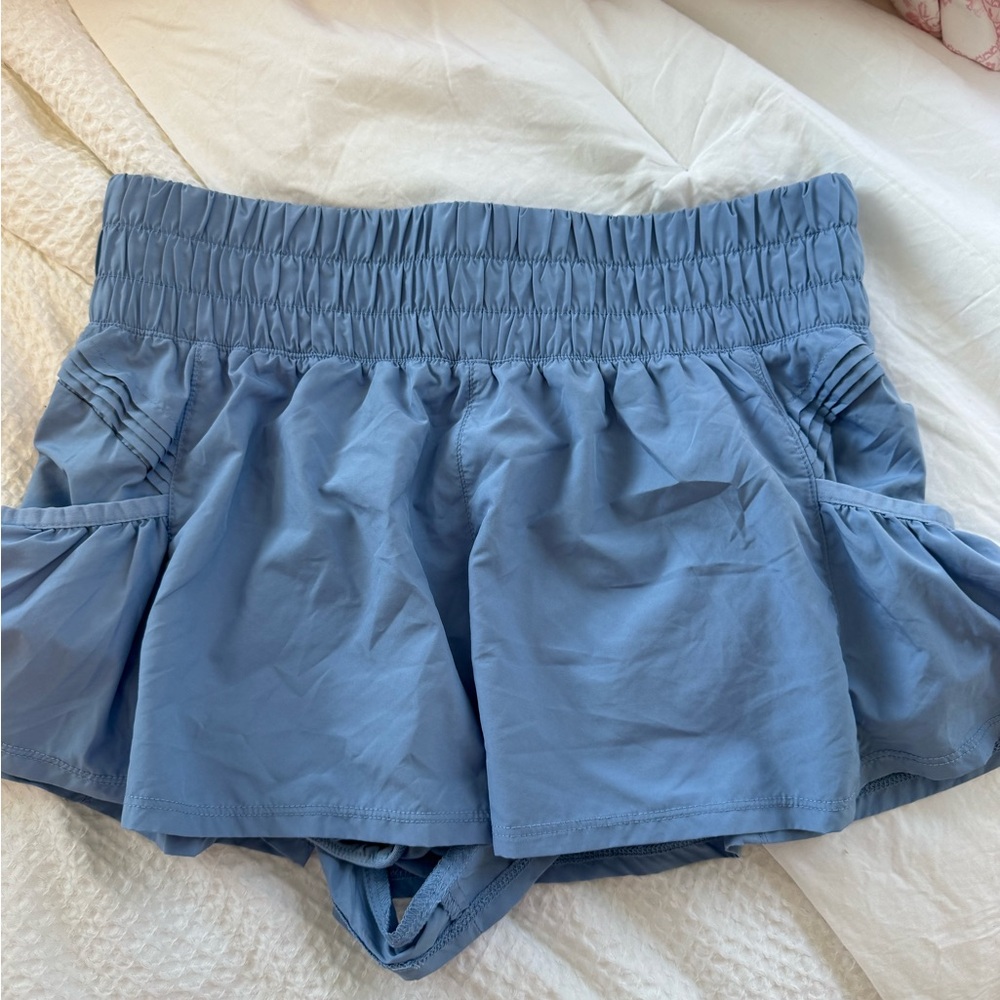 Blue Free People Movement Shorts